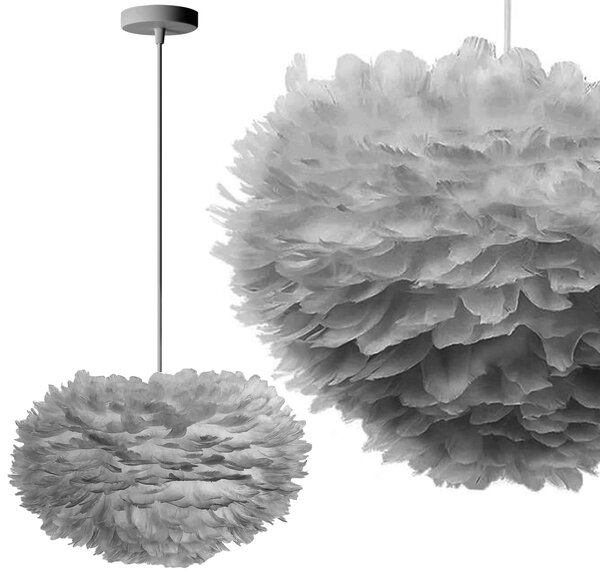 Toolight Rea, Závěsné svítidlo Feather APP334-3CP Grey, OSW-00428