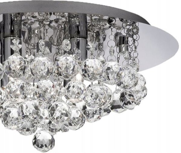 Toolight - Křišťálová stropní lampa Glamour 3xE14 392179, OSW-04005