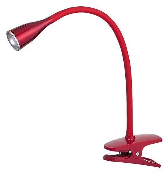 Rabalux 4198 - LED Stolní lampa s klipem JEFF 1xLED/4,5W/230V červená RL4198