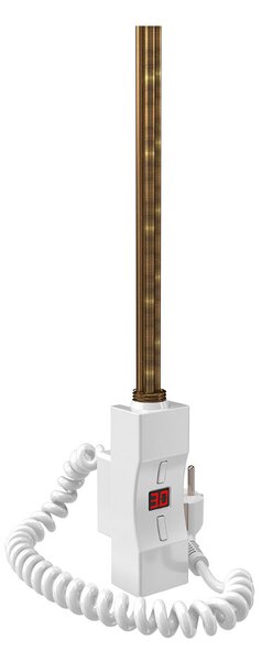 BPS-koupelny G+P Elektrické topné těleso s WiFi a dálkovým ovládačem (300 - 1200 W) Barva: Bílá, Výkon (W): 900