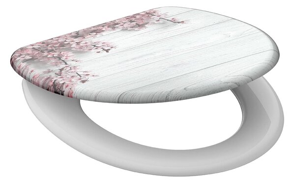 Eisl Sanitär WC prkénko Duroplast Soft Close Flowers and Wood 82197
