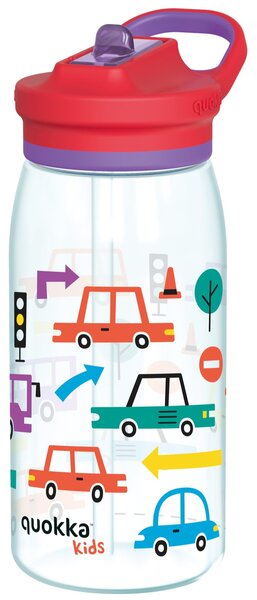 Dětská tritanová láhev Glow, 580ml, Quokka, auta