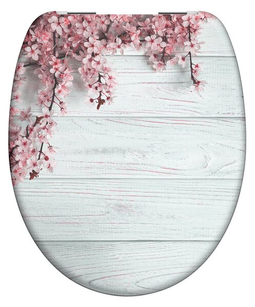 Eisl Sanitär WC prkénko Duroplast Soft Close Flowers and Wood 82197