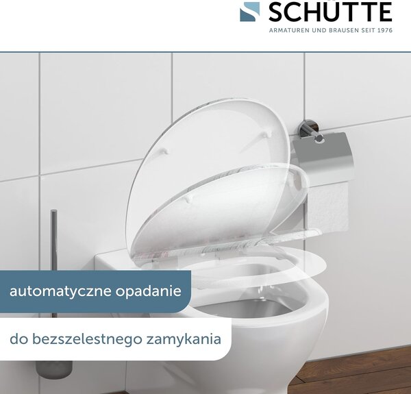 Eisl Sanitär WC prkénko Duroplast Soft Close Flowers and Wood 82197