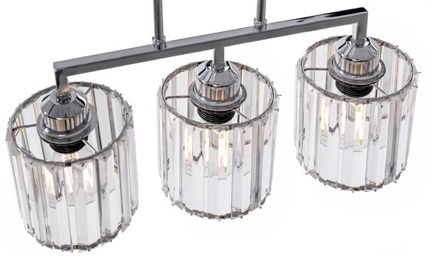 Toolight - Stropní svítidlo GLAMOUR 3xE27 392228, chromová, OSW-09685