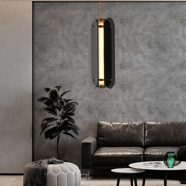 Toolight Toolight, LED stropní svítidlo 25W, APP1676-CP, černá-zlatá, OSW-06407