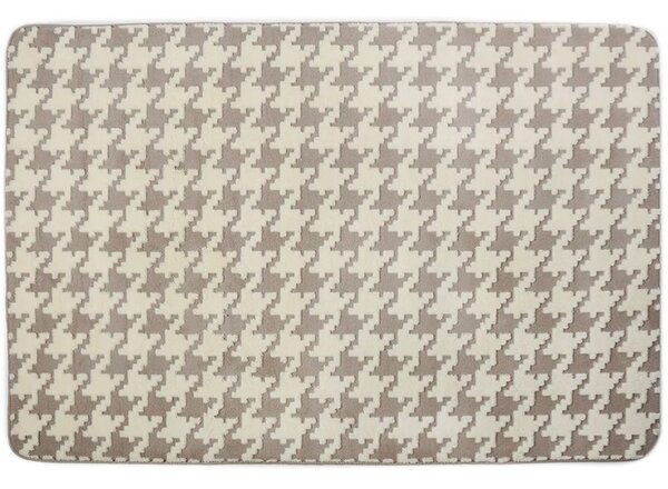 Tutumi Plyšový koberec Clover Pepitka Beige Rozměr (cm): 140 x 200