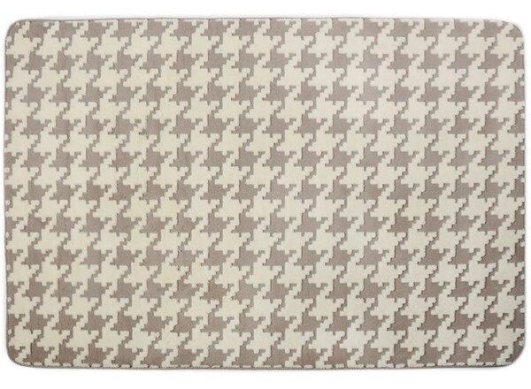 Tutumi Plyšový koberec Clover Pepitka Beige Rozměr (cm): 140 x 200