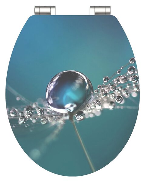 Eisl Sanitär WC prkénko MDF Soft Close Water Drop High Gloss 80544