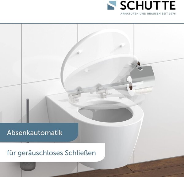 Eisl Sanitär WC prkénko MDF Soft Close Water Drop High Gloss 80544