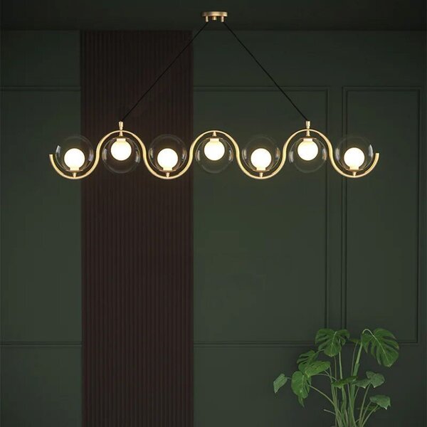 Toolight Toolight, stropní svítidlo 7xG9 APP1441-7CP, zlatá, OSW-01253