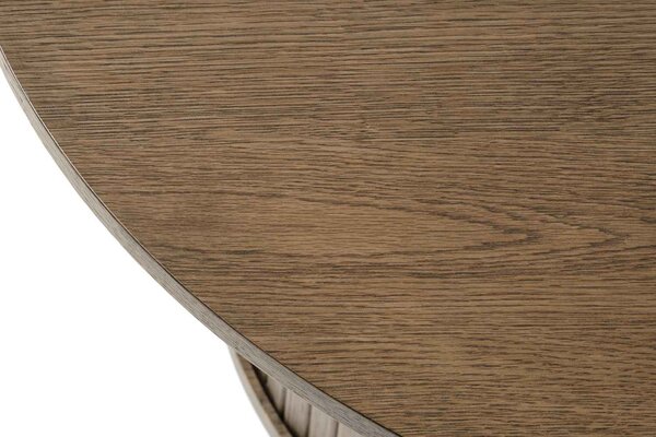 Designový jídelní stůl Vasiliy 120 cm kouřový dub