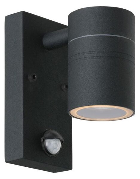 Lucide 14866/05/30 - LED Venkovní svítidlo se senzorem 1xGU10/5W/230V IP44 LC0630