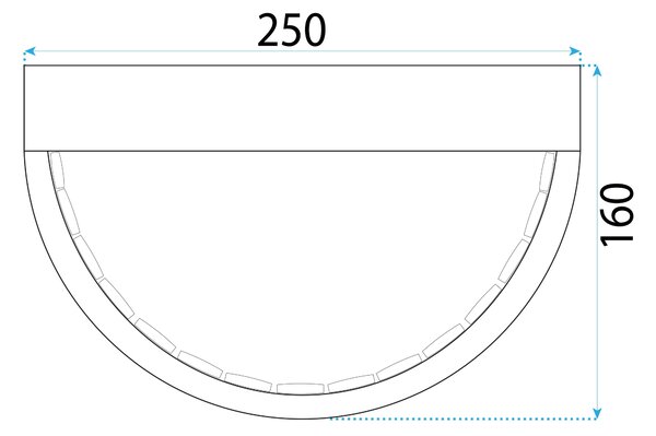 Toolight Toolight, LED nástěnné křišťálové svítidlo APP1509-CP, zlatá matná, OSW-06792