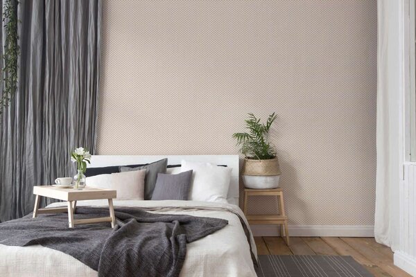 A.S. Création | Vliesová tapeta na zeď Trendwall 2 37958-1 | 0,53 x 10,05 m | bílá, béžová, metalická