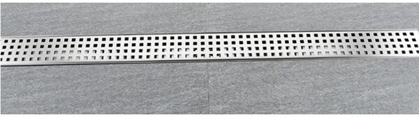 BPS-koupelny Sprchový odtokový žlab DL01 QUBE G3 HYD-2641 50 cm, satén