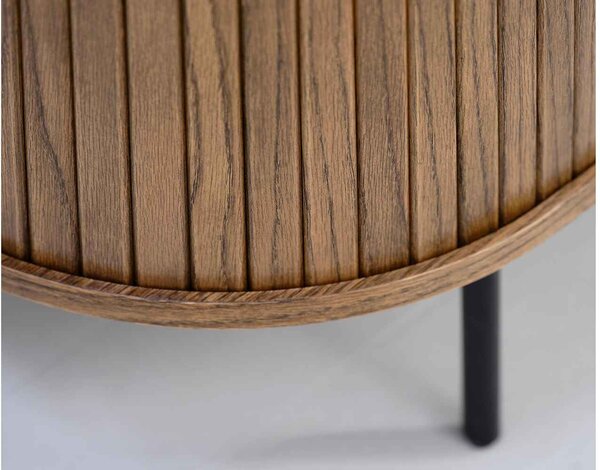 Designová komoda Vasiliy 140 cm kouřový dub