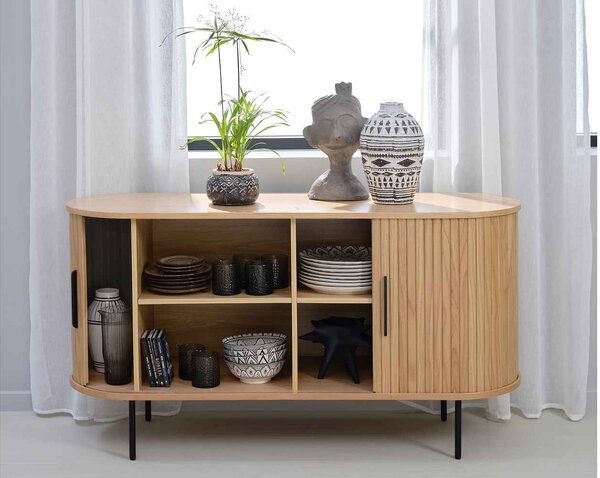 Designová komoda Vasiliy 140 cm přírodní dub