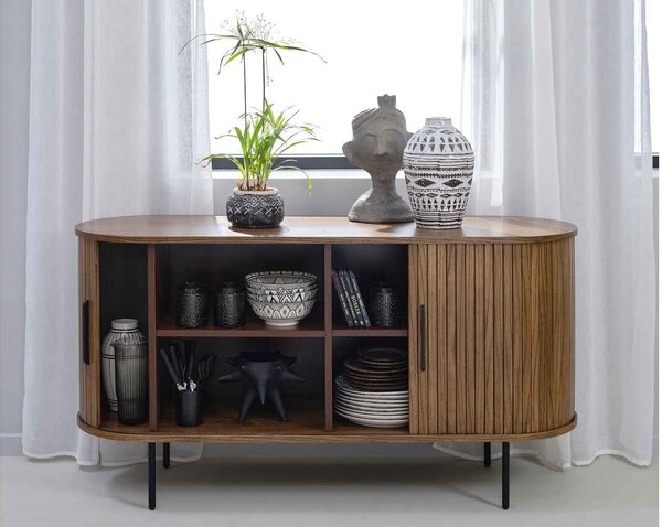 Designová komoda Vasiliy 140 cm kouřový dub
