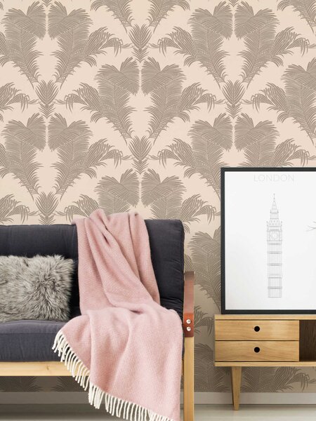 A.S. Création | Vliesová tapeta na zeď Trendwall 2 37959-1 | 0,53 x 10,05 m | krémová, metalická
