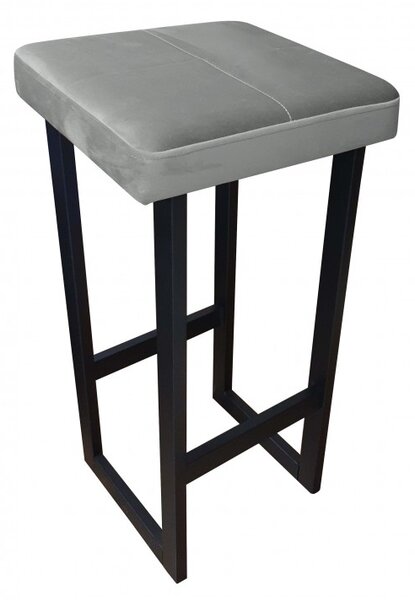 Stolička bez opěradla Lanne 75 cm Magic velvet 06