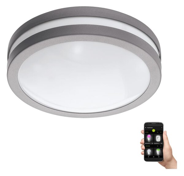 Eglo 97299 - LED Stmívatelné koupelnové svítidlo LOCANA-C LED/14W šedá IP44 EG97299