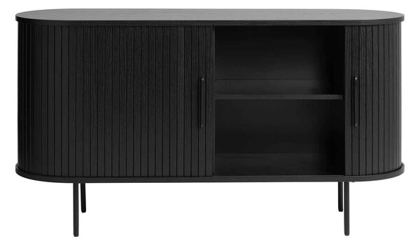 Designová komoda Vasiliy 140 cm černý dub