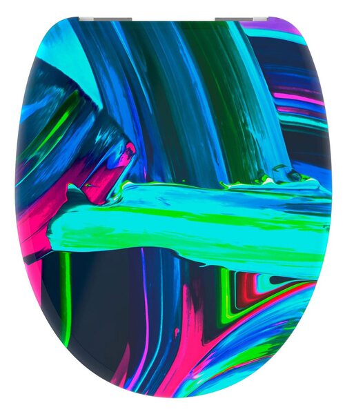 Eisl Sanitär WC prkénko Duroplast Soft Close Neon Paint 82191