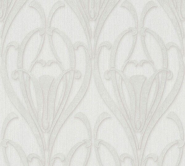 A.S. Création | Vliesová tapeta na zeď Mata Hari 38091-3 | 0,53 x 10,05 m | šedá