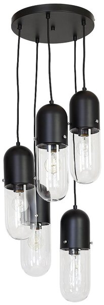Lustr na lanku PILL 5xE27/60W/230V