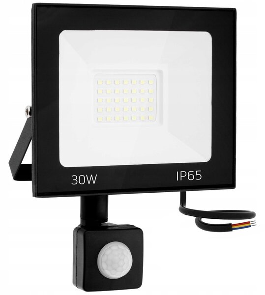 Toolight LED reflektor s pohybovým čidlem 30W RSL007-30N