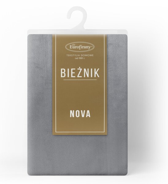 UBRUS MELINDA 140X40 CM ŠEDÁ
