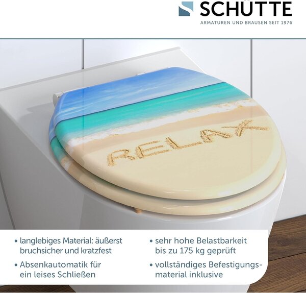 Eisl Sanitär WC prkénko MDF Soft Close Relax 80131