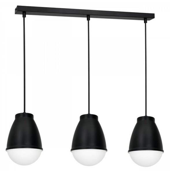 Lustr na lanku CARYON 3xE14/60W/230V černá