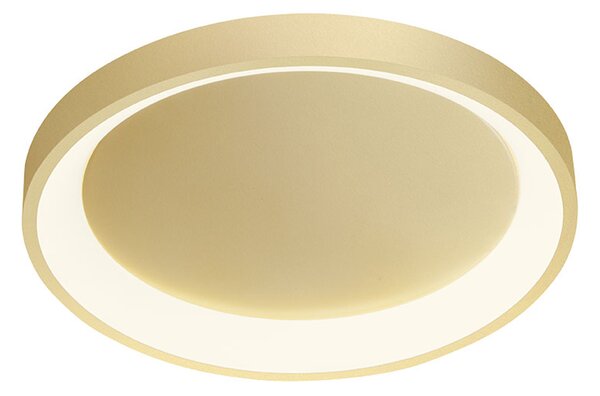 Redo 01-2664 stropní LED stmívatelné svítidlo Iconic pískově zlaté, 30W, 3000K, ø38cm