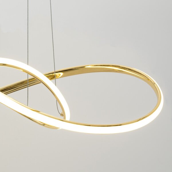 Toolight Toolight, LED stropní svítidlo, neutrální světlo 4000K, 32W, APP1601-CP, zlatá lesklá, OSW-05478