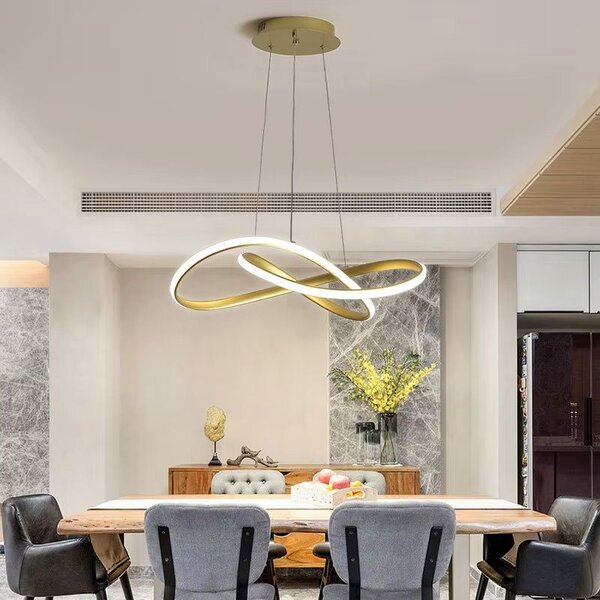 Toolight Toolight, LED stropní svítidlo, neutrální světlo 4000K, 32W, APP1601-CP, zlatá lesklá, OSW-05478