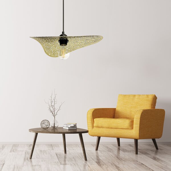 Toolight Stropní svítidlo APP1467-1CP BLACK/GOLD