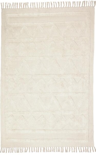 Béžový bavlněný koberec Kave Home Dabria 140 x 200 cm