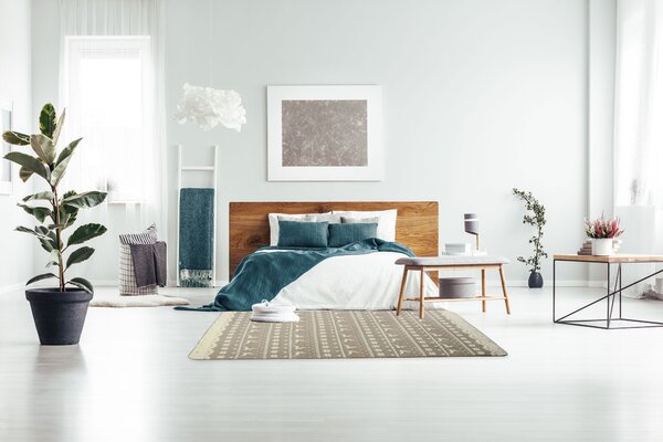 Tutumi Plyšový koberec Clover Bergen Béžový Rozměr (cm): 120 x 170