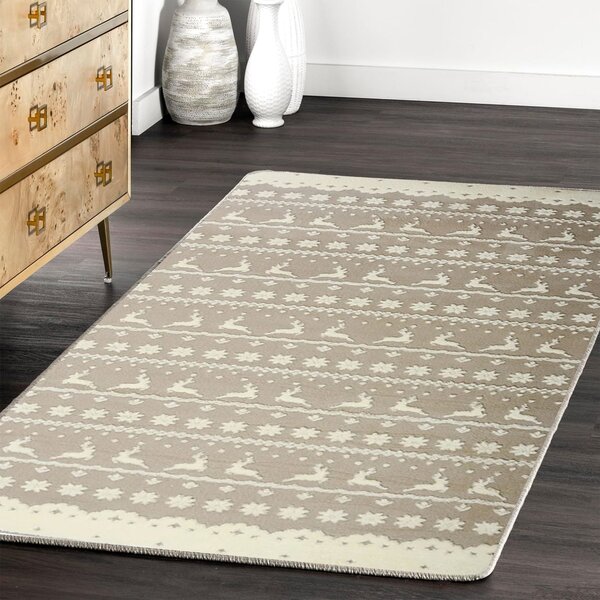 Tutumi Plyšový koberec Clover Bergen Béžový Rozměr (cm): 120 x 170