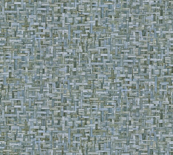 A.S. Création | Vliesová tapeta na zeď AP Jungle Chic 37706-3 | 0,53 x 10,05 m | zelená, modrá