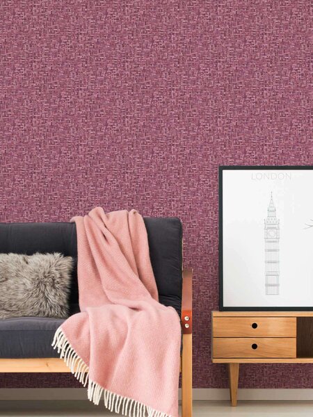 A.S. Création | Vliesová tapeta na zeď AP Jungle Chic 37706-5 | 0,53 x 10,05 m | červená, růžová