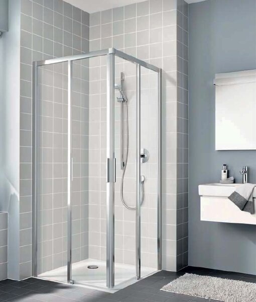 Čtvercový sprchový kout Kermi Cada XS 90x90 cm - E2R 09020 PVK+E2L 09020 PVK