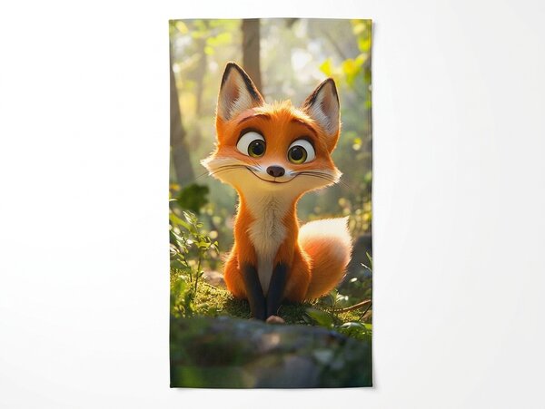 Rychleschnoucí plážová osuška VULPINA barevná 70 x 140 cm, 100% mikrovlákno