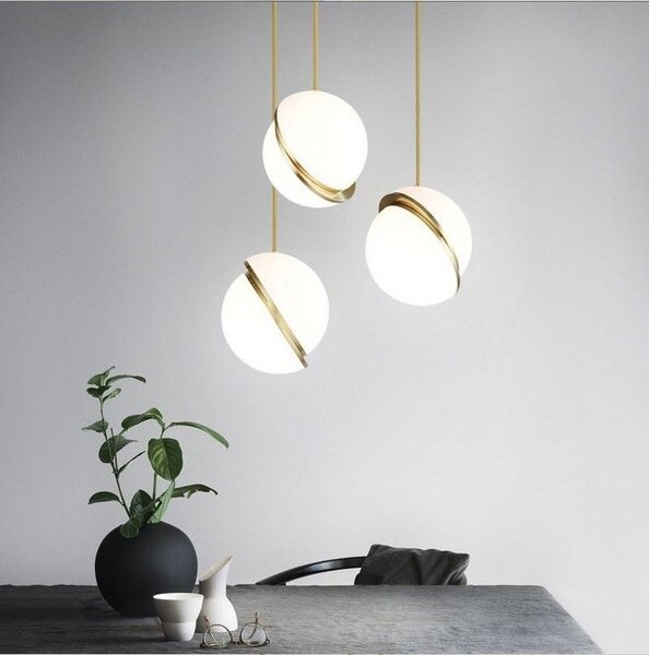 Toolight Závěsná stropní lampa Umělecká Koule APP481-1CP