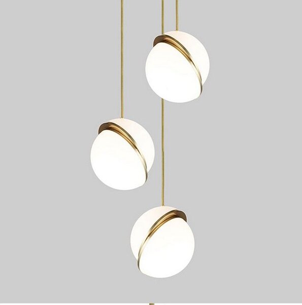 Toolight Závěsná stropní lampa Umělecká Koule APP481-1CP