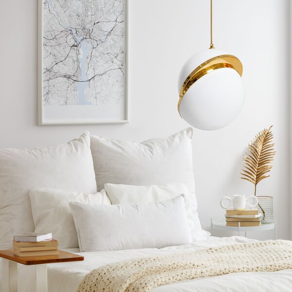 Toolight Závěsná stropní lampa Umělecká Koule APP481-1CP