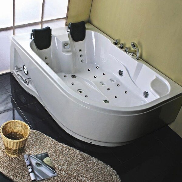 BPS-koupelny Hydromasážní vana HYD-CA631R 180x120 PRAVÁ bez ohřevu vody