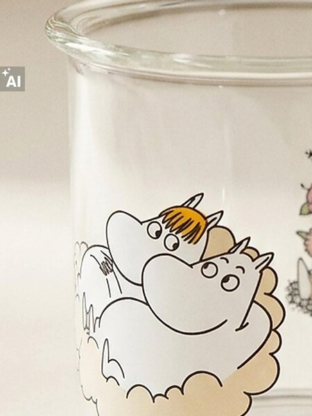 Sinsay - Skleněný hrnek s uchem The Moomins - vícebarevná